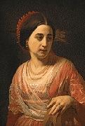 Johann Koler A Roman Woman Germany oil painting artist